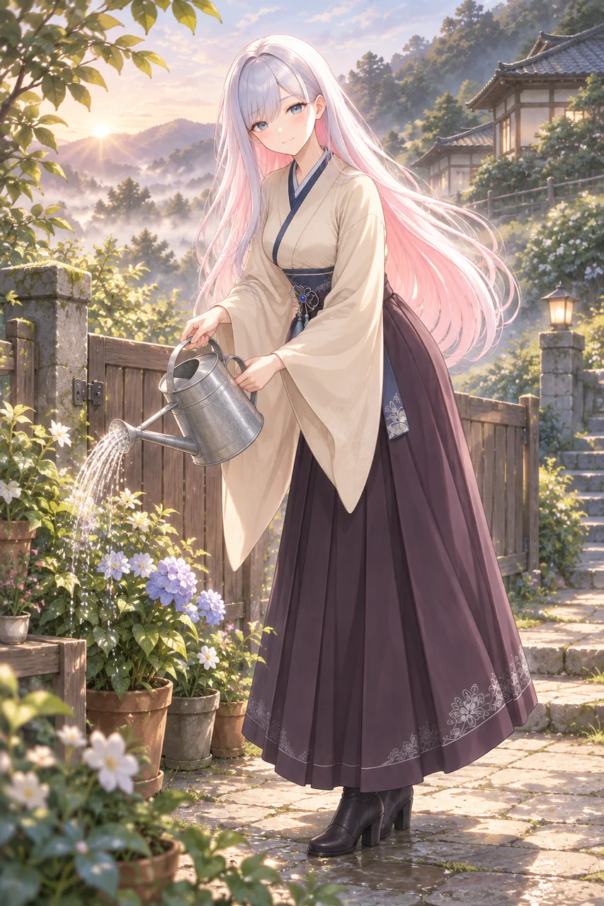 Ⅵ A day — One morning scene and one night scene
